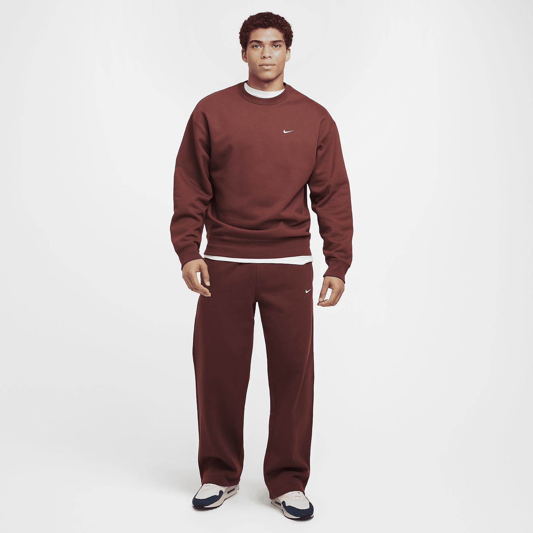 Nike Solo Swoosh Men's Fleece Crew Product Image