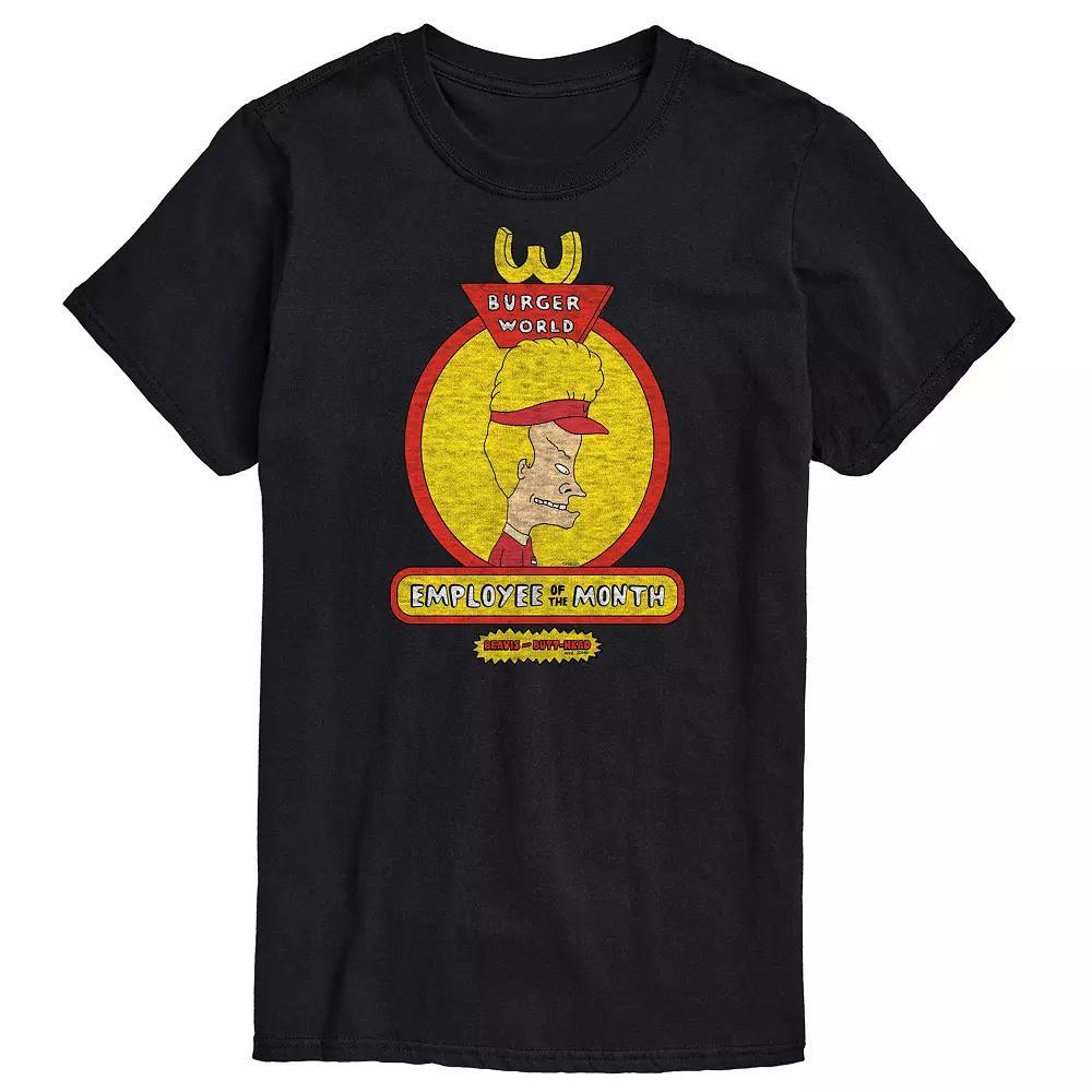 Disney Princess Big & Tall Belle Library Graphic Tee, Mens Blue Product Image