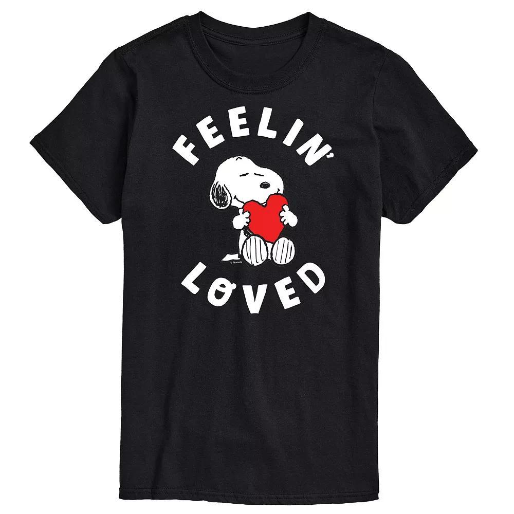 Big & Tall Peanuts Feelin Loved Tee, Mens Product Image