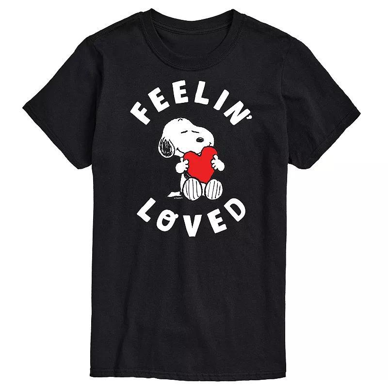 Big & Tall Peanuts Feelin Loved Tee, Mens Product Image
