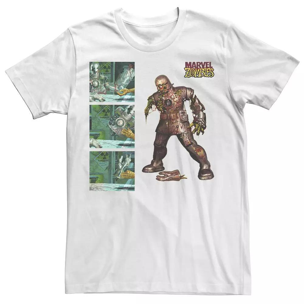 Men's Marvel Zombies Iron Man Zombie Panels Graphic Tee, Size: XL, White Product Image