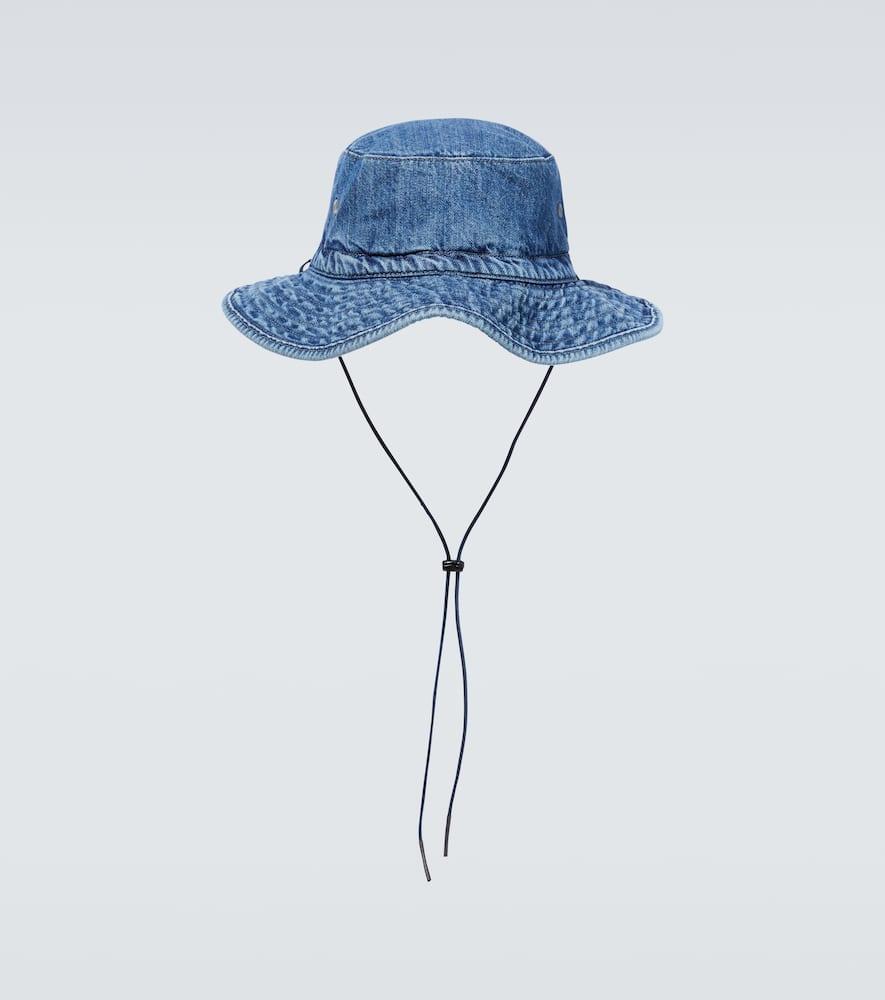 OUR LEGACY Space Denim Bucket Hat In Blue Product Image