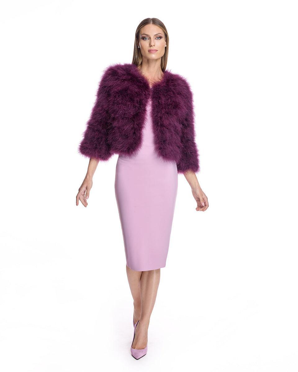 Collarless Feather Bolero Product Image