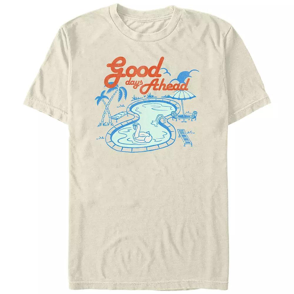 Men's Comfort Colors® Good Days Ahead Graphic Tee, Size: Large, Ivory Product Image