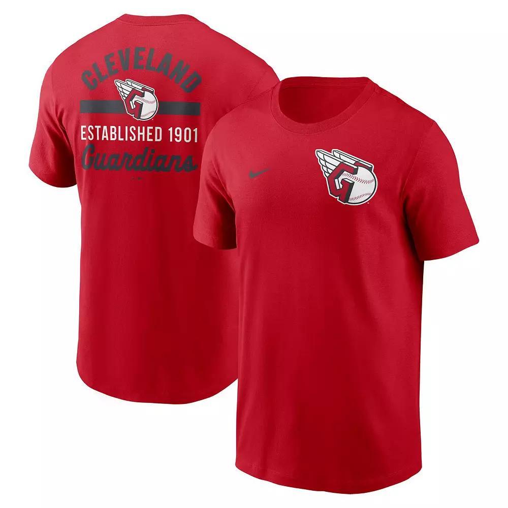 Men's Nike Matt Olson Red Atlanta Braves Fuse Name & Number T-Shirt, Size: 2XL Product Image