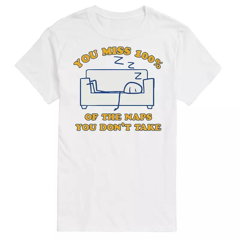 Big & Tall You Miss 100 Naps Graphic Tee, Mens Product Image