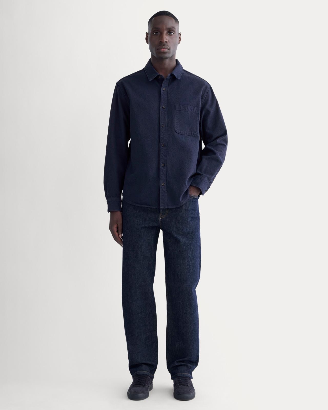 Mens Canvas Organic Cotton Overshirt Sweater by Everlane Product Image