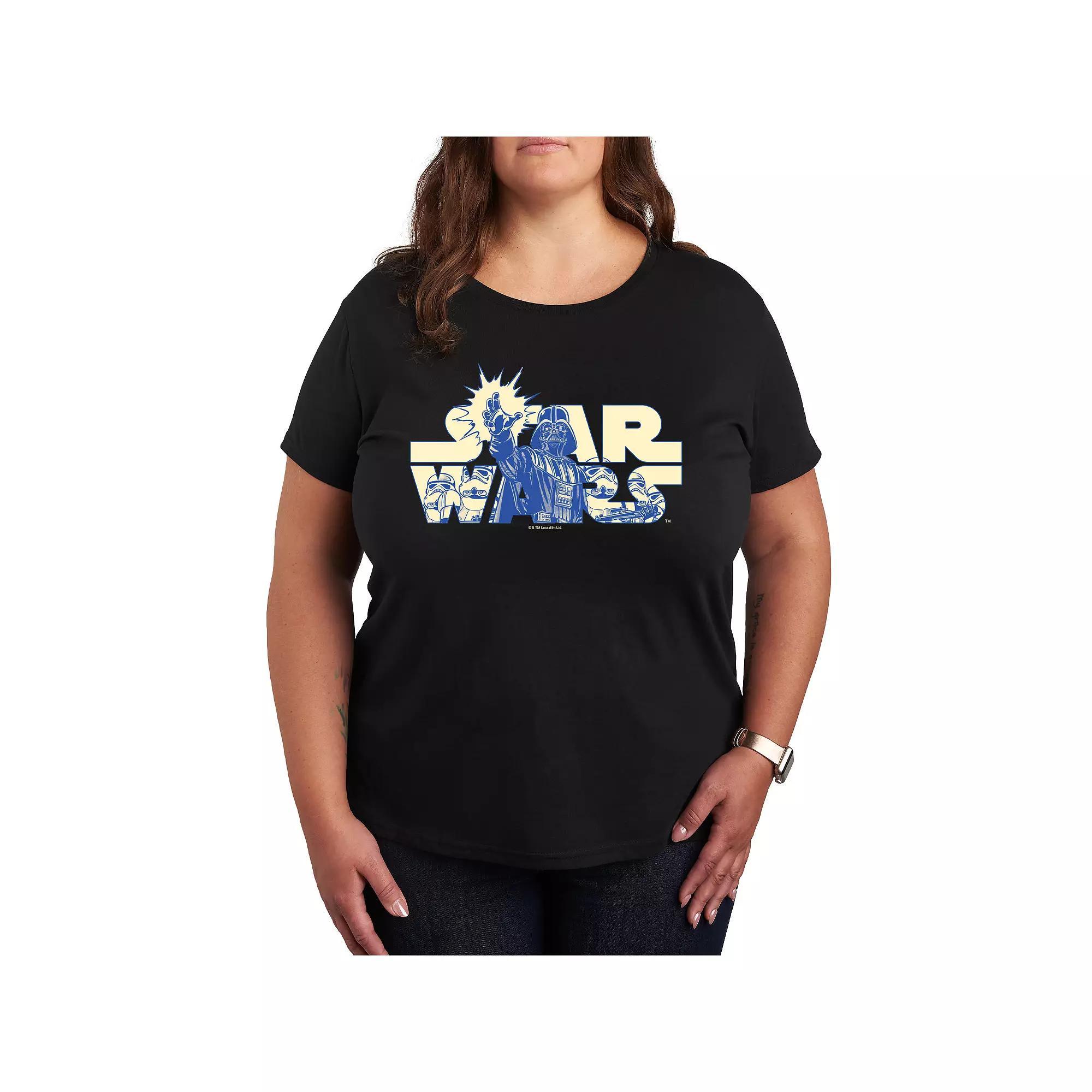 Plus Size Star Wars Logo Empire Graphic Tee, Womens Product Image