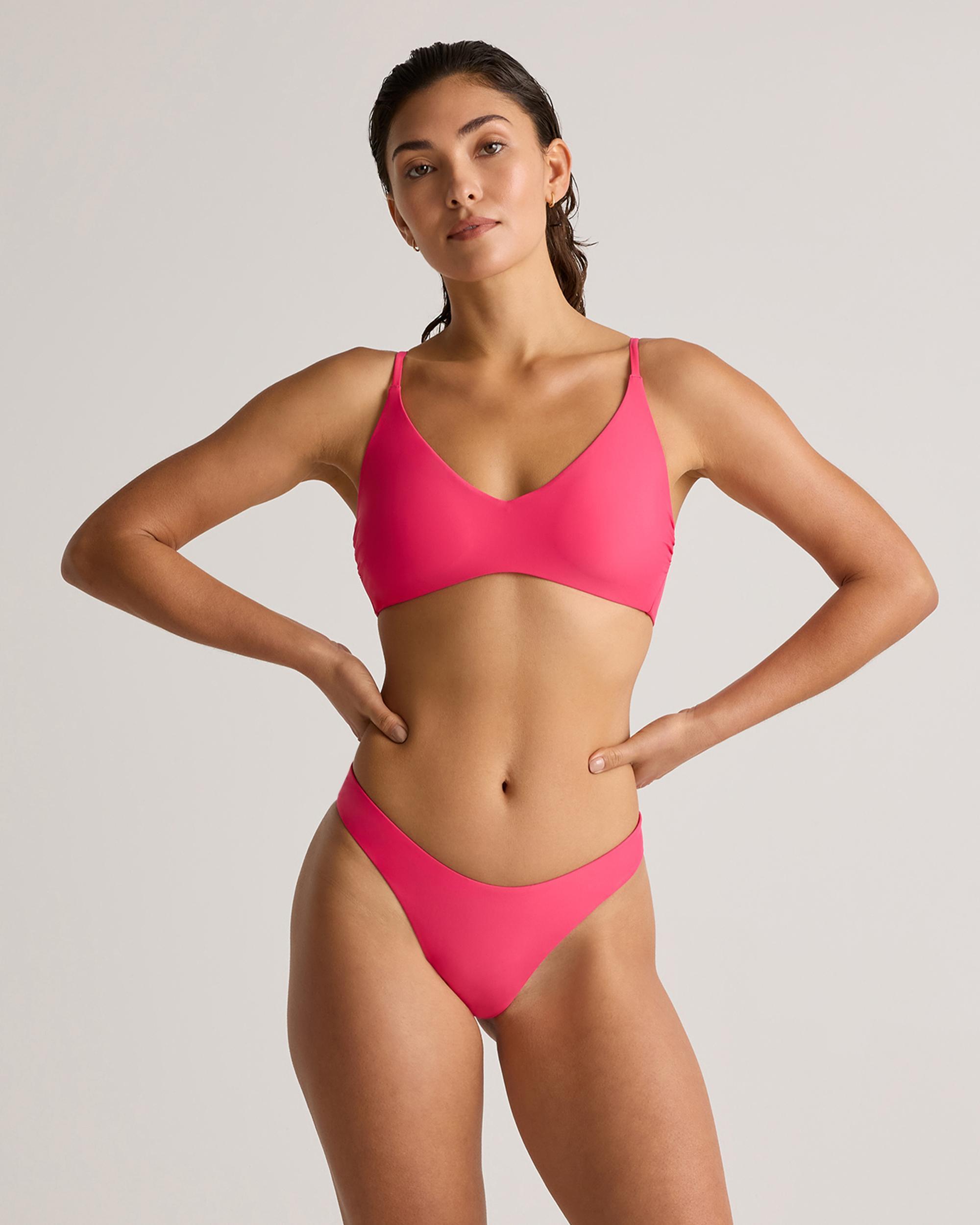 Italian V-Neck Bikini Top Product Image