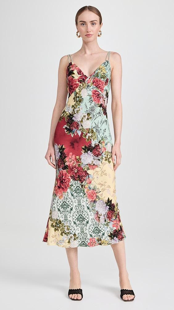alice + olivia Kiro V Neck Slip Dress | Shopbop Product Image