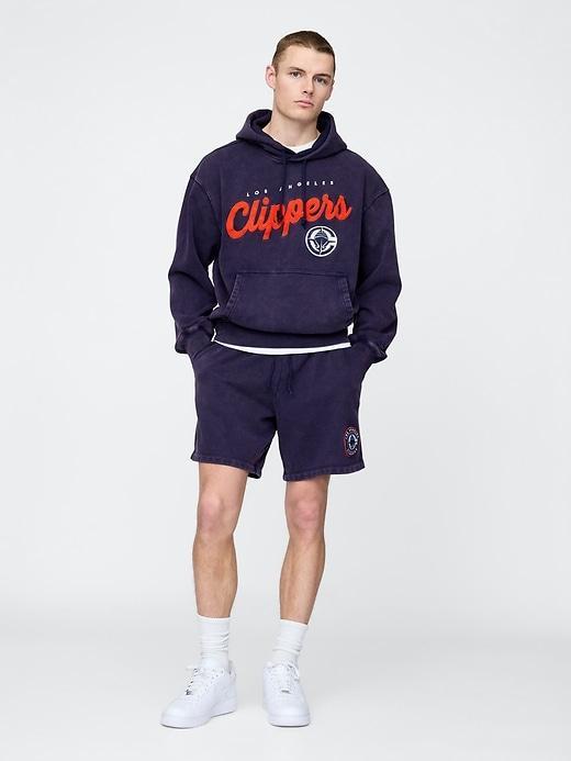 NBA Philadelphia Sixers Logo Heavyweight Hoodie Product Image