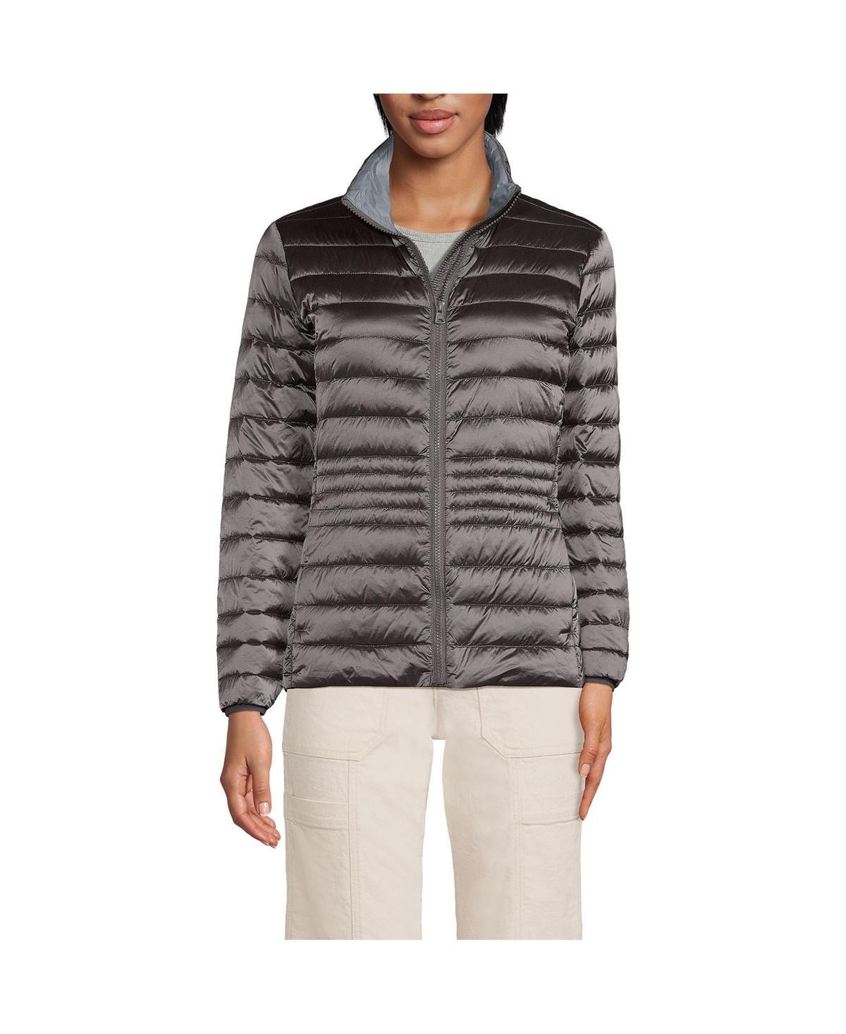 Women's Lands' End Wanderweight Midweight Down Jacket, Size: Small, Light Carob Product Image