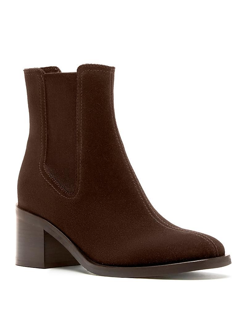 Womens Joelle 60MM Waterproof Suede Booties Product Image