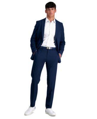 Mens J.M. Haggar Premium Slim-Fit Flat-Front Stretch Suit Pants Product Image