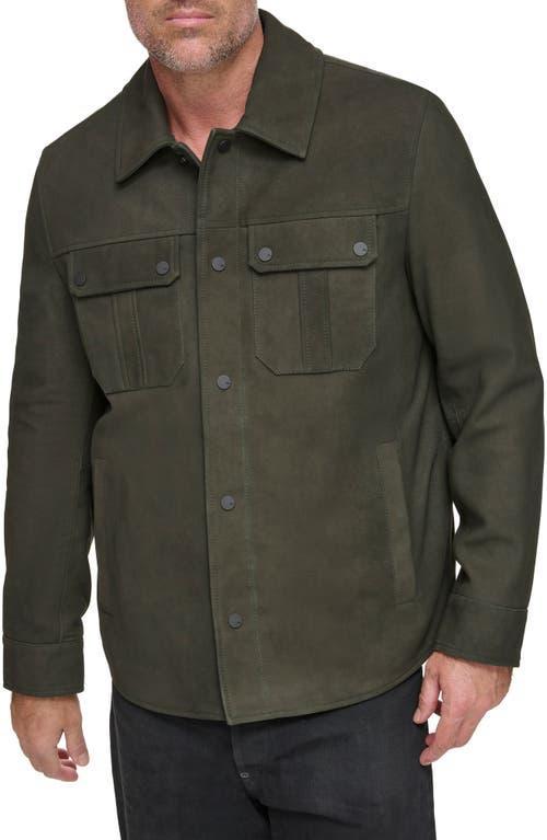 Andrew Marc Laredo Leather Shirt Jacket Product Image