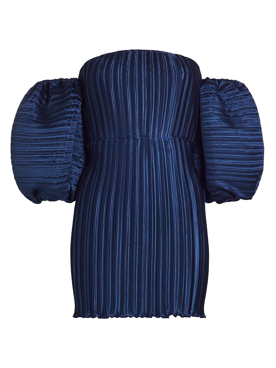 Womens City Of Lights Sirene Off-The-Shoulder Minidress Product Image