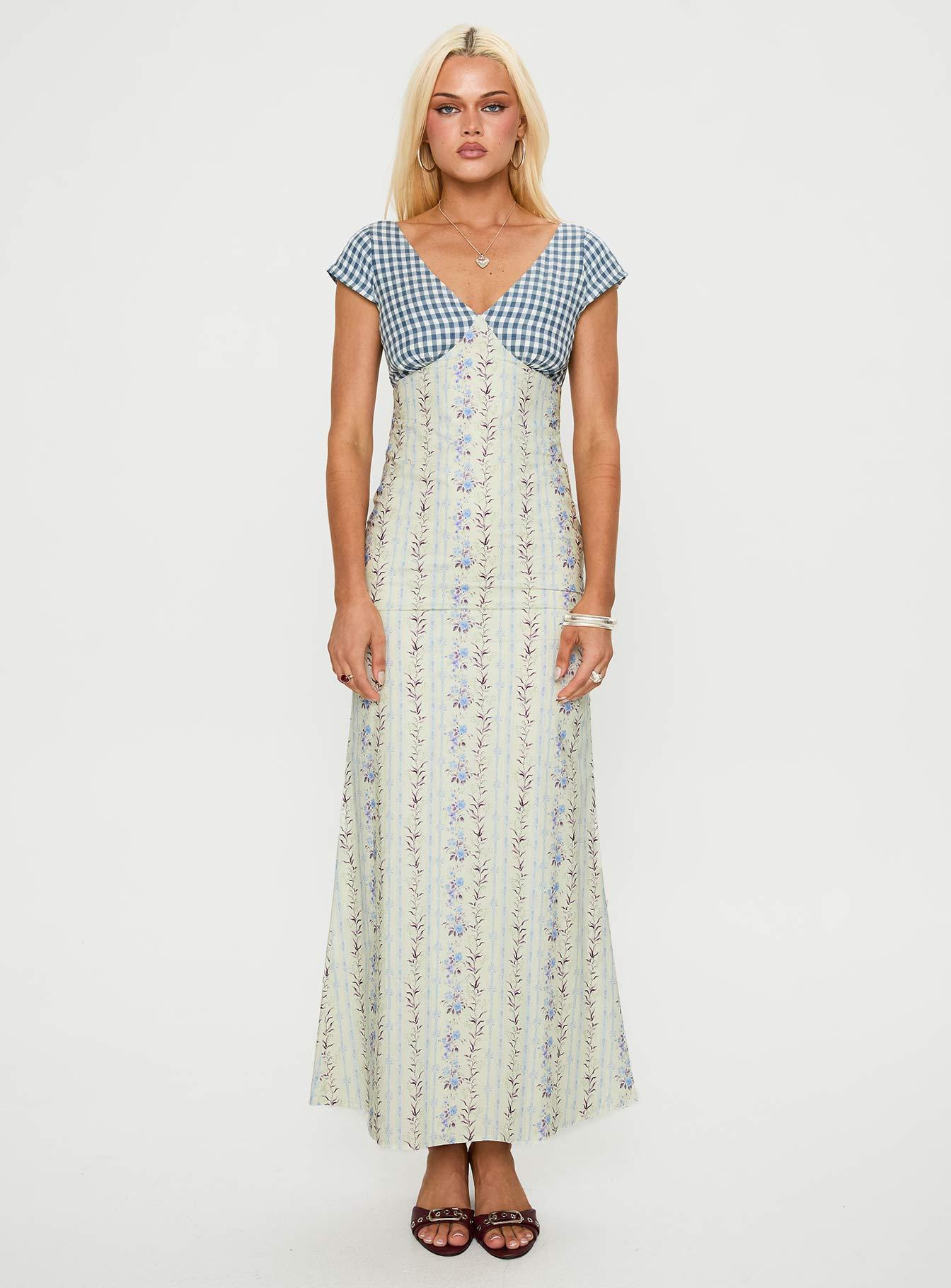Saije Maxi Dress Multi Floral Product Image
