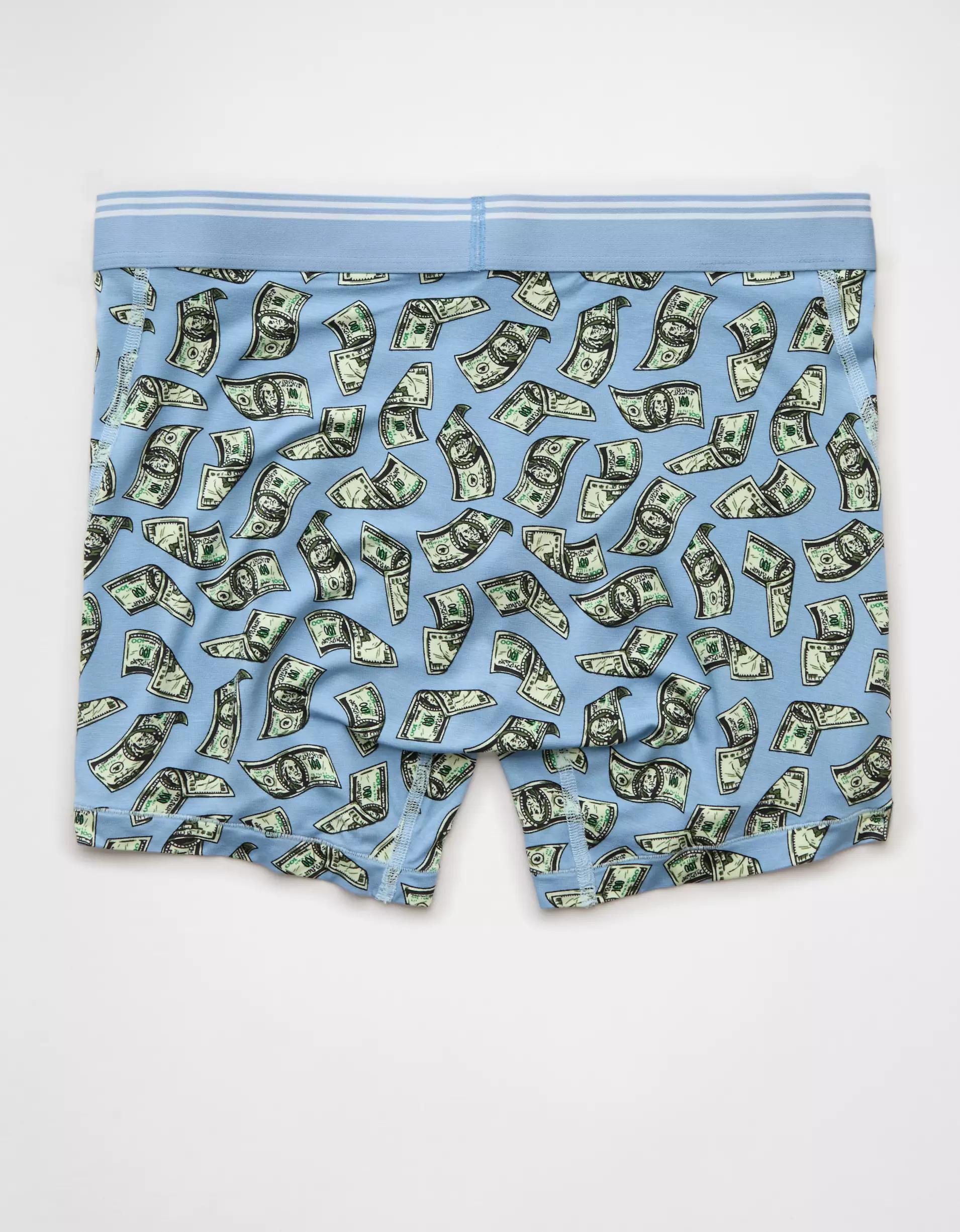 AEO Men's Palm Trees 4.5" Ultra Soft Boxer Brief Product Image