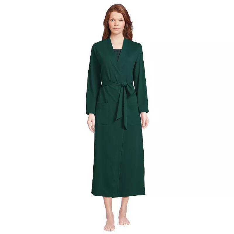 Petite Lands End Cotton Wrap Robe, Womens Product Image