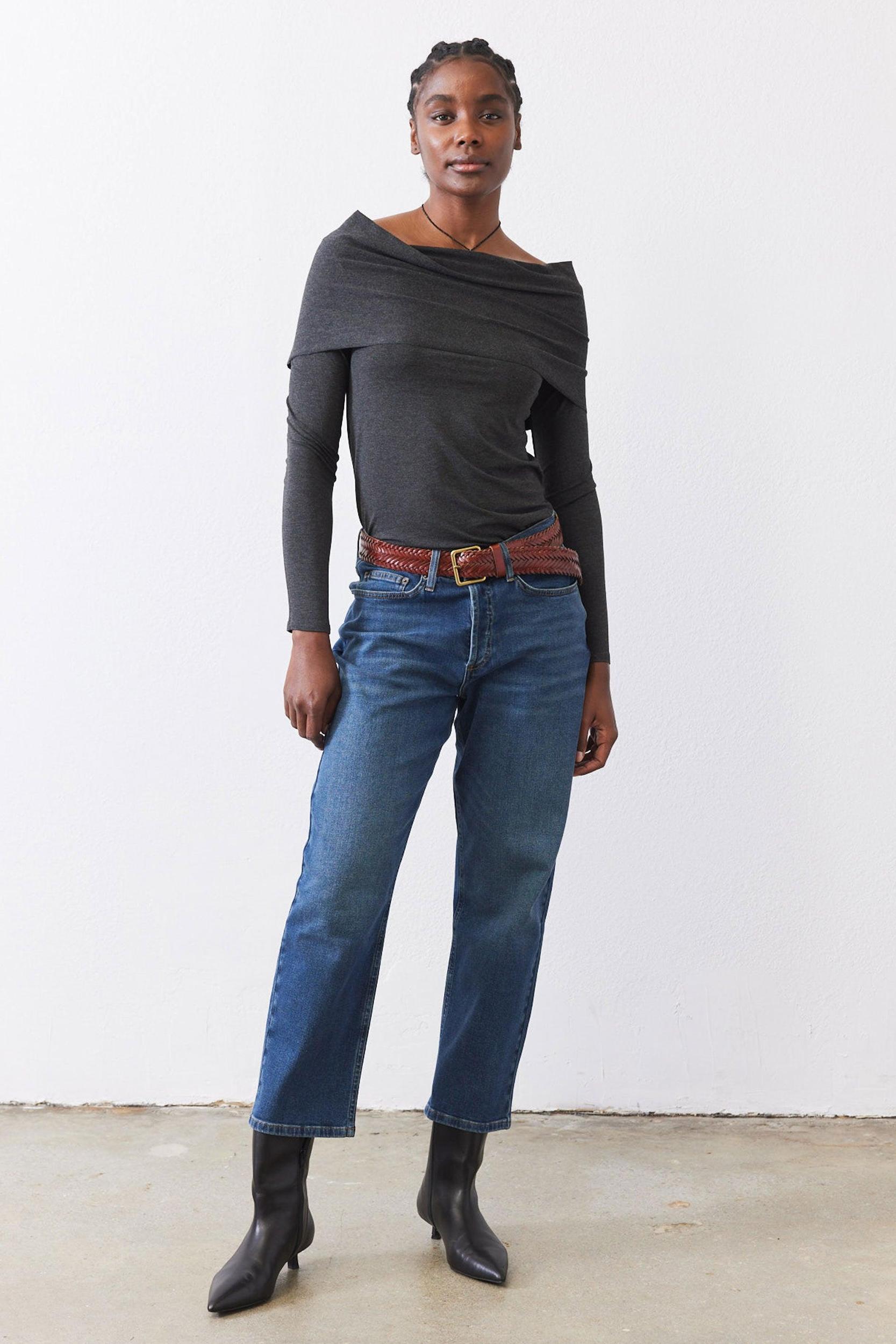 Iconic Off The Shoulder Long Sleeve Top Product Image