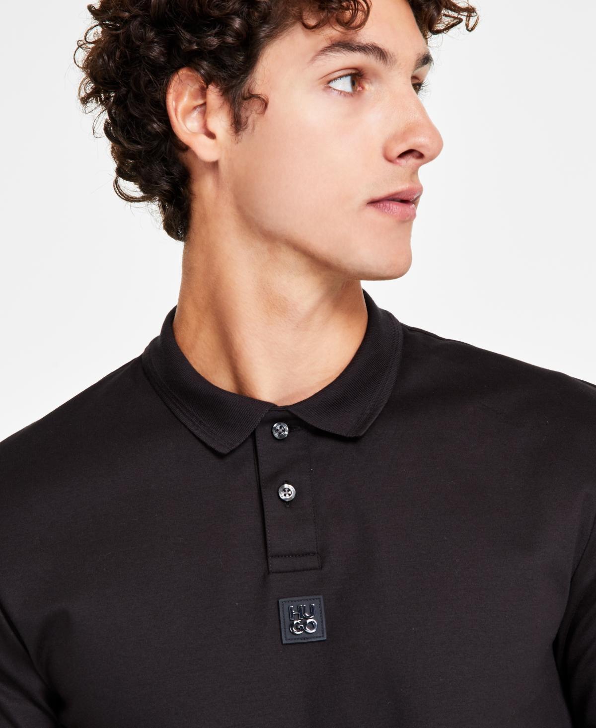 HUGO BOSS Hugo By  Men's Regular-fit Polo Shirt In Black Product Image