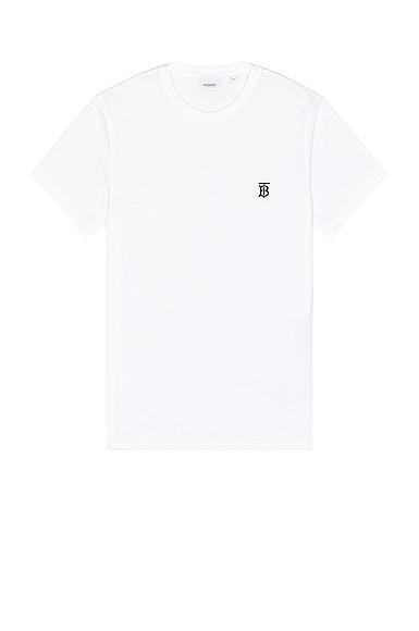 Mens Parker Logo-Embroidered T-Shirt Product Image