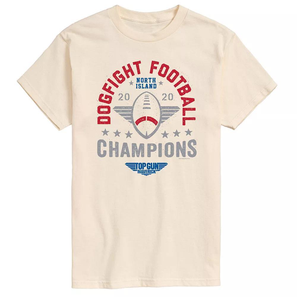 Mens Top Gun Maverick Dogfight Football Tee Product Image