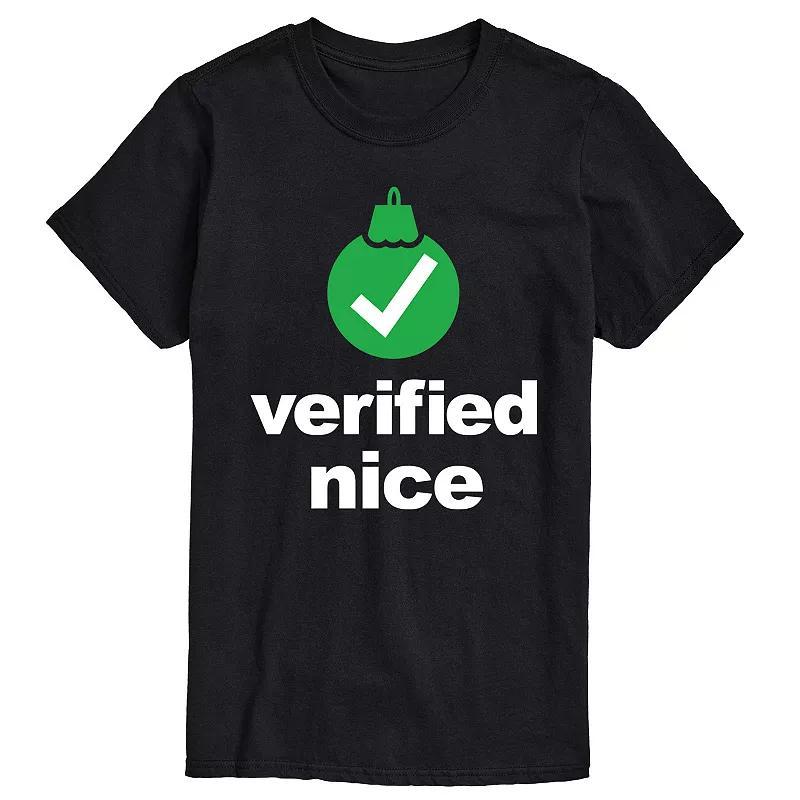 Mens Verified Nice Graphic Tee Product Image