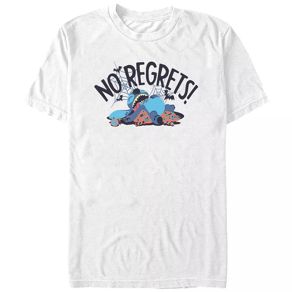 Disney's Lilo & Stitch No Regrets Men's Graphic Tee, Size: Small, White Product Image