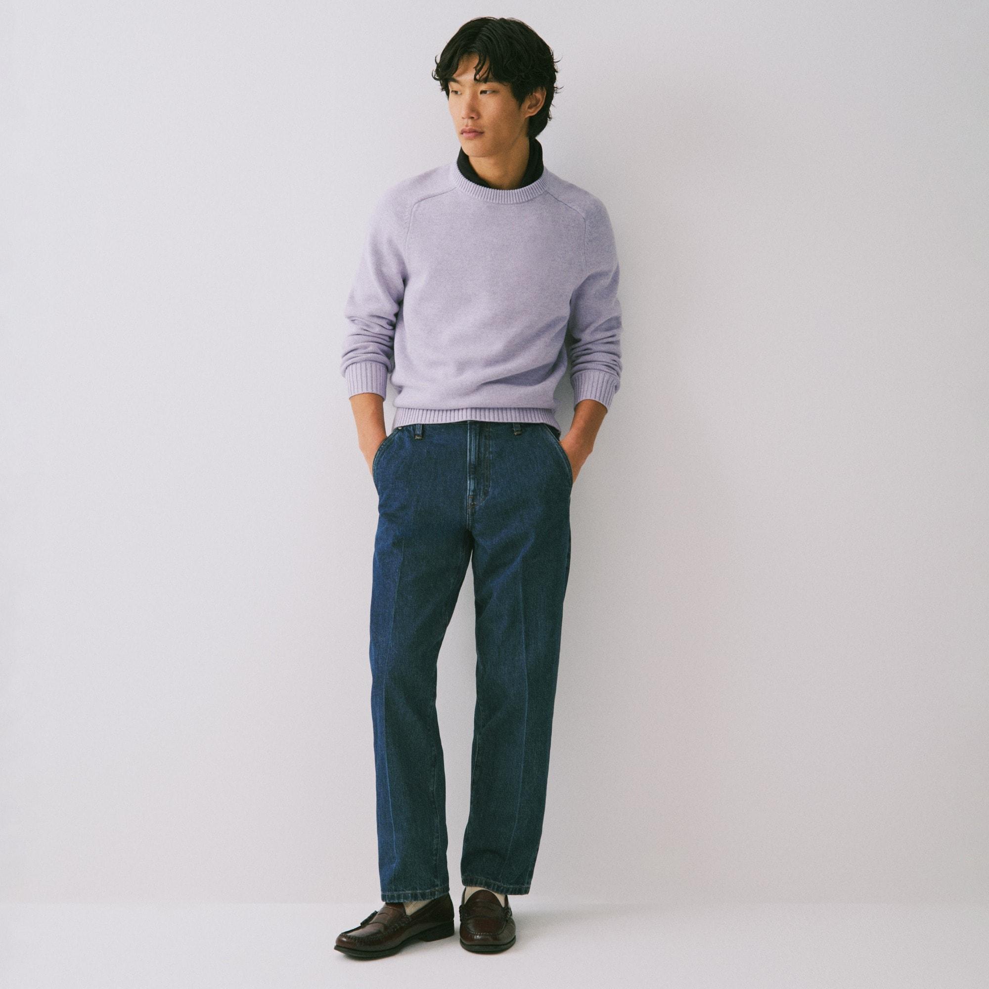 Heritage cotton crewneck sweater Product Image