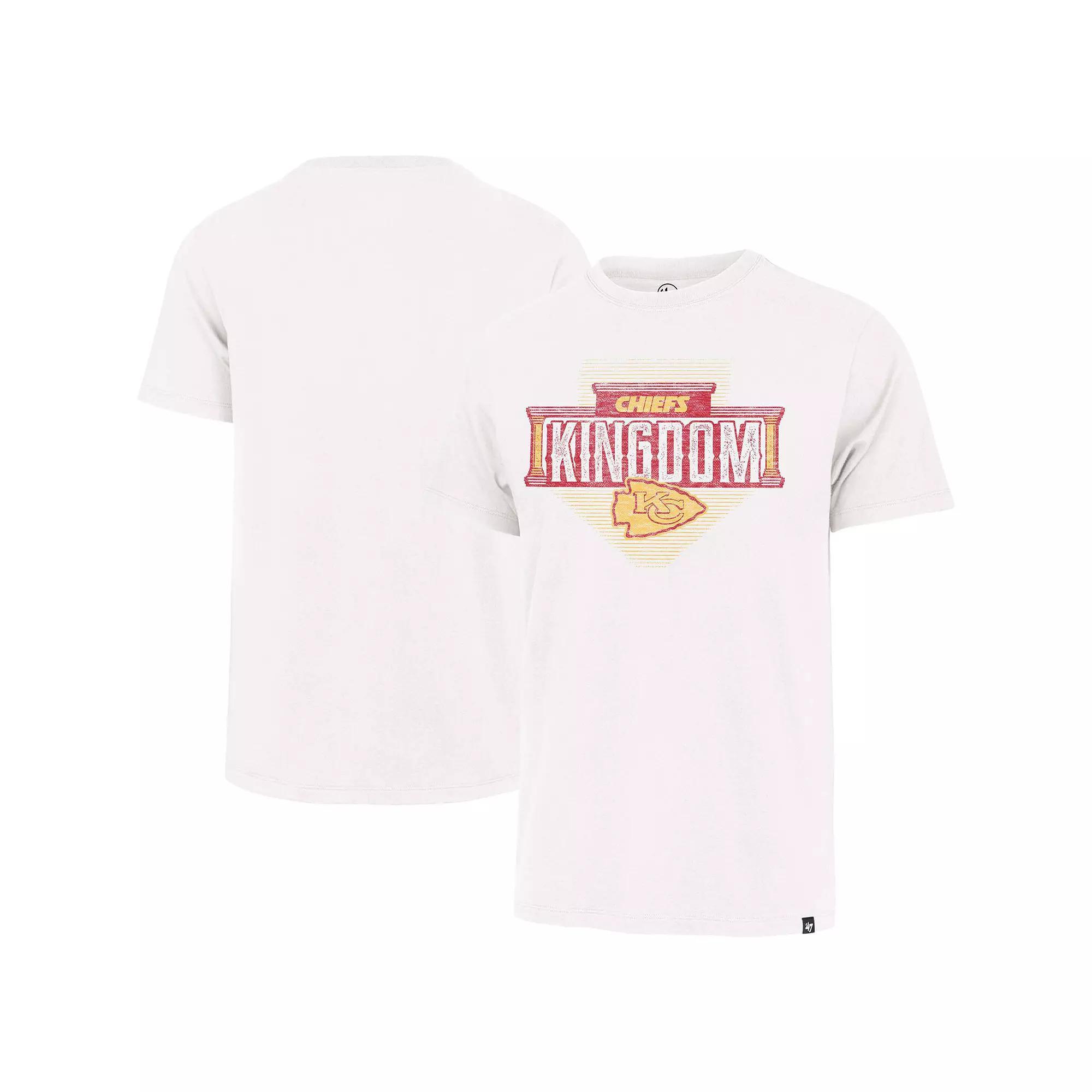 Men's '47 White Kansas City Chiefs Regional Franklin T-Shirt, Size: XL Product Image