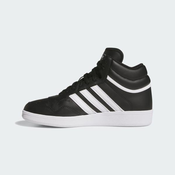 adidas Hoops 4.0 Women's Mid Top Basketball Shoes, Size: 6, White White Black Product Image