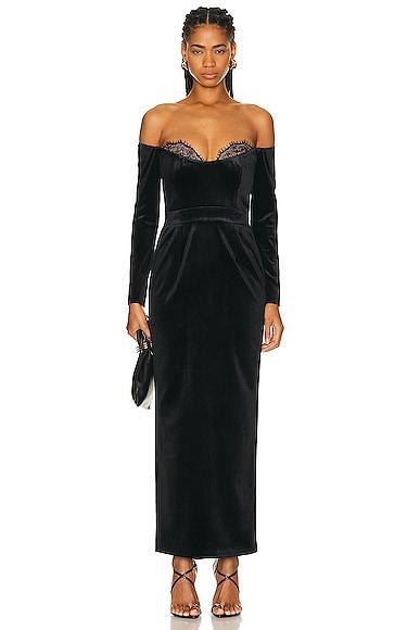 The New Arrivals by Ilkyaz Ozel Farah Dress Black. (also in ). Product Image