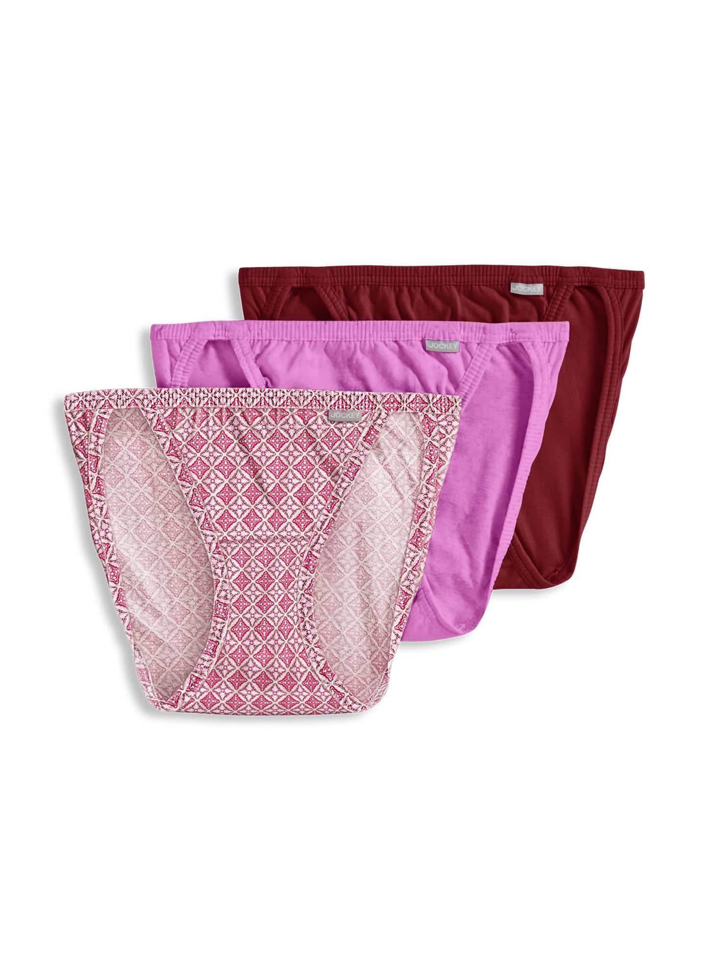 Womens Jockey Elance 3-pk String Bikini Panty Set 1483 Product Image