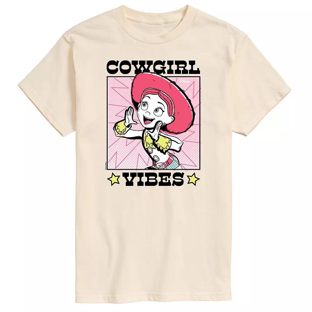Disney / Pixars Toy Story 4 Mens Cowgirl Vibes Graphic Tee Ivory Product Image