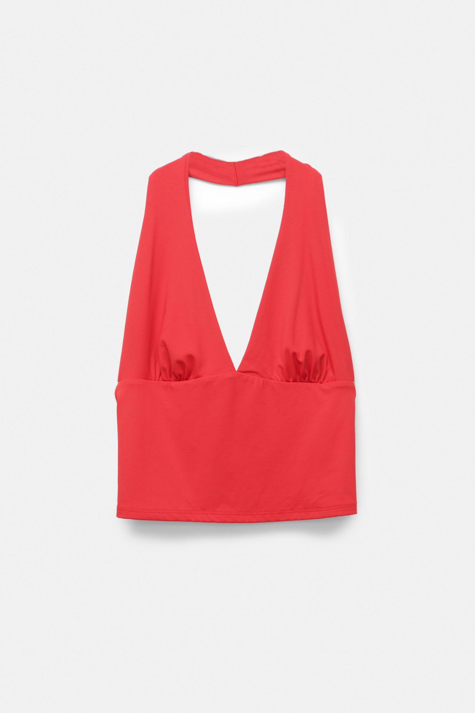 Open-back halter top Product Image