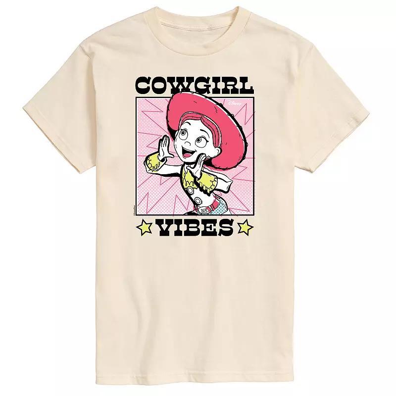 Disney / Pixars Toy Story 4 Mens Cowgirl Vibes Graphic Tee Ivory Product Image