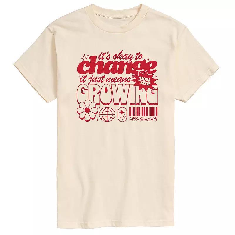 Mens Okay To Change Graphic Tee Product Image