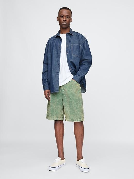 Washed Corduroy Shorts Product Image