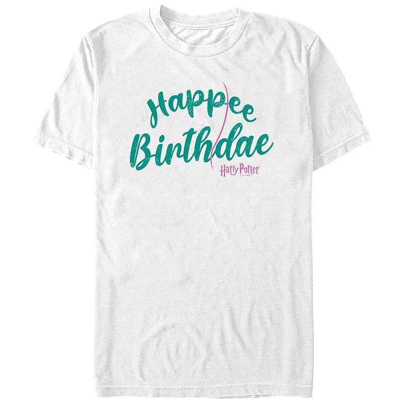 Men's Harry Potter Happee Birthdae Graphic Tee, Size: XXL, White Product Image