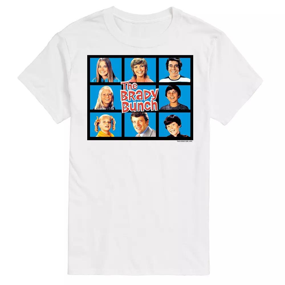 Mens The Brady Bunch Grid Graphic Tee Product Image