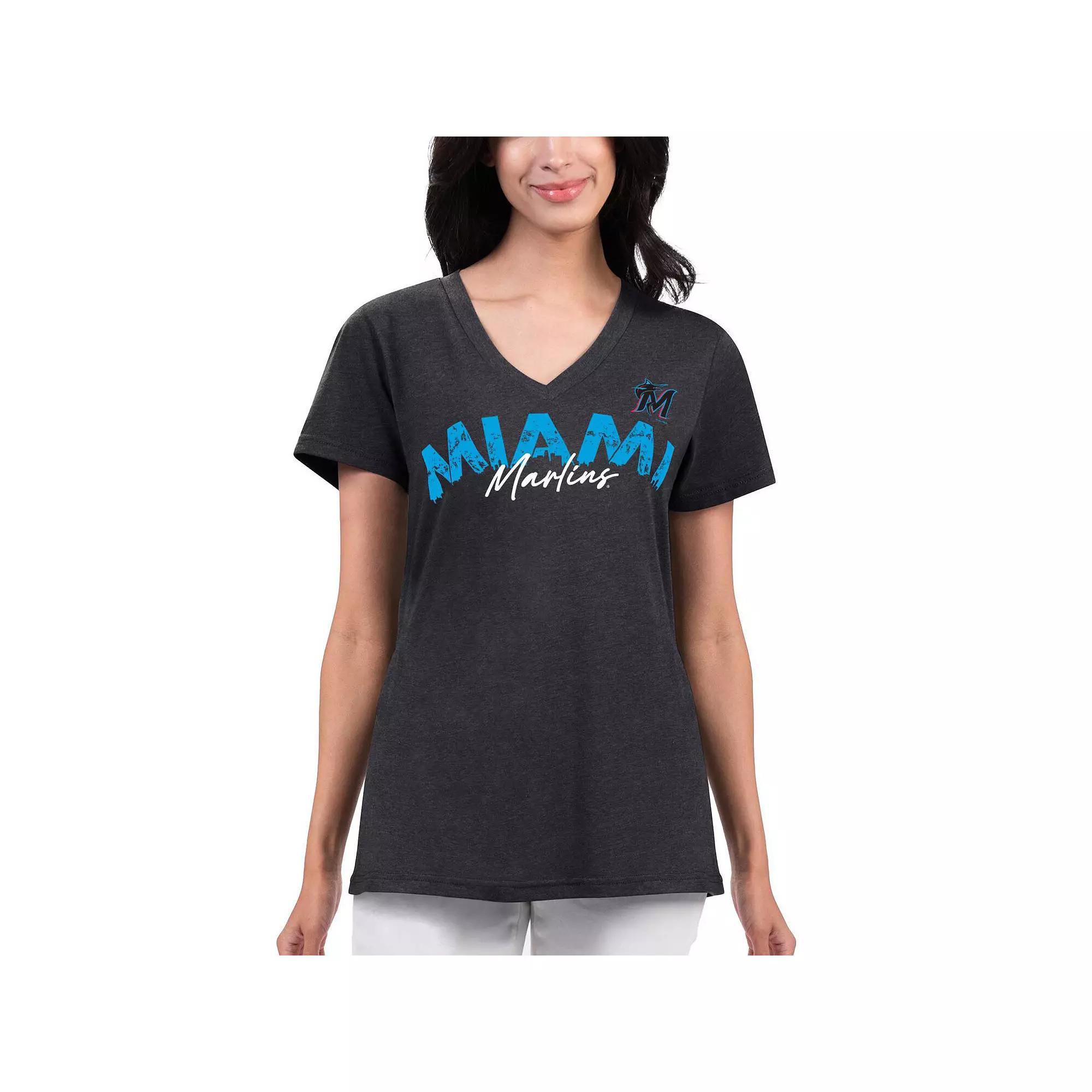 Womens G-III 4Her by Carl Banks Seattle Mariners Key Move V-Neck T-Shirt Blue Product Image