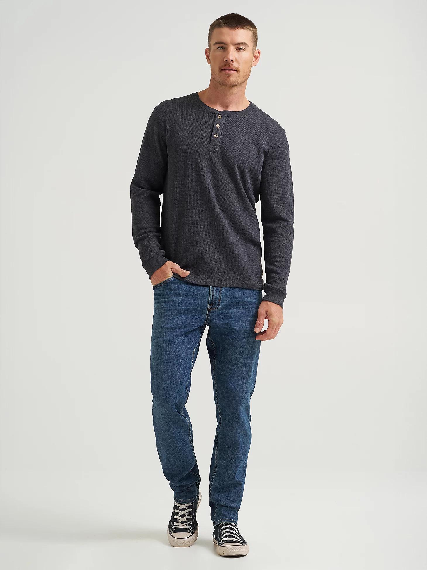 Men's Five Star Premium Waffle Henley | Men's SHIRTS | Wrangler® Product Image