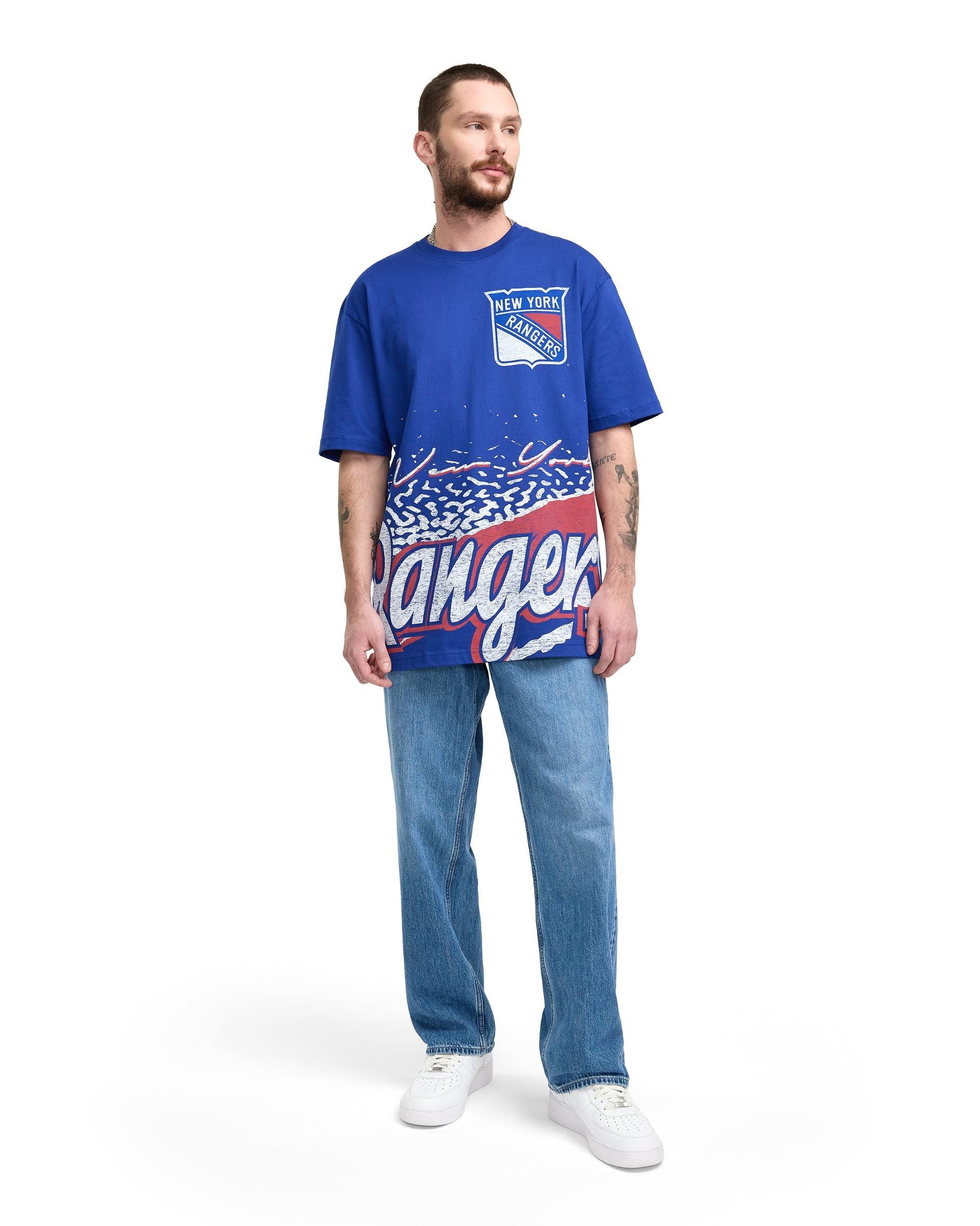 Edmonton Oilers Sport Classics Blue T-Shirt Male Product Image