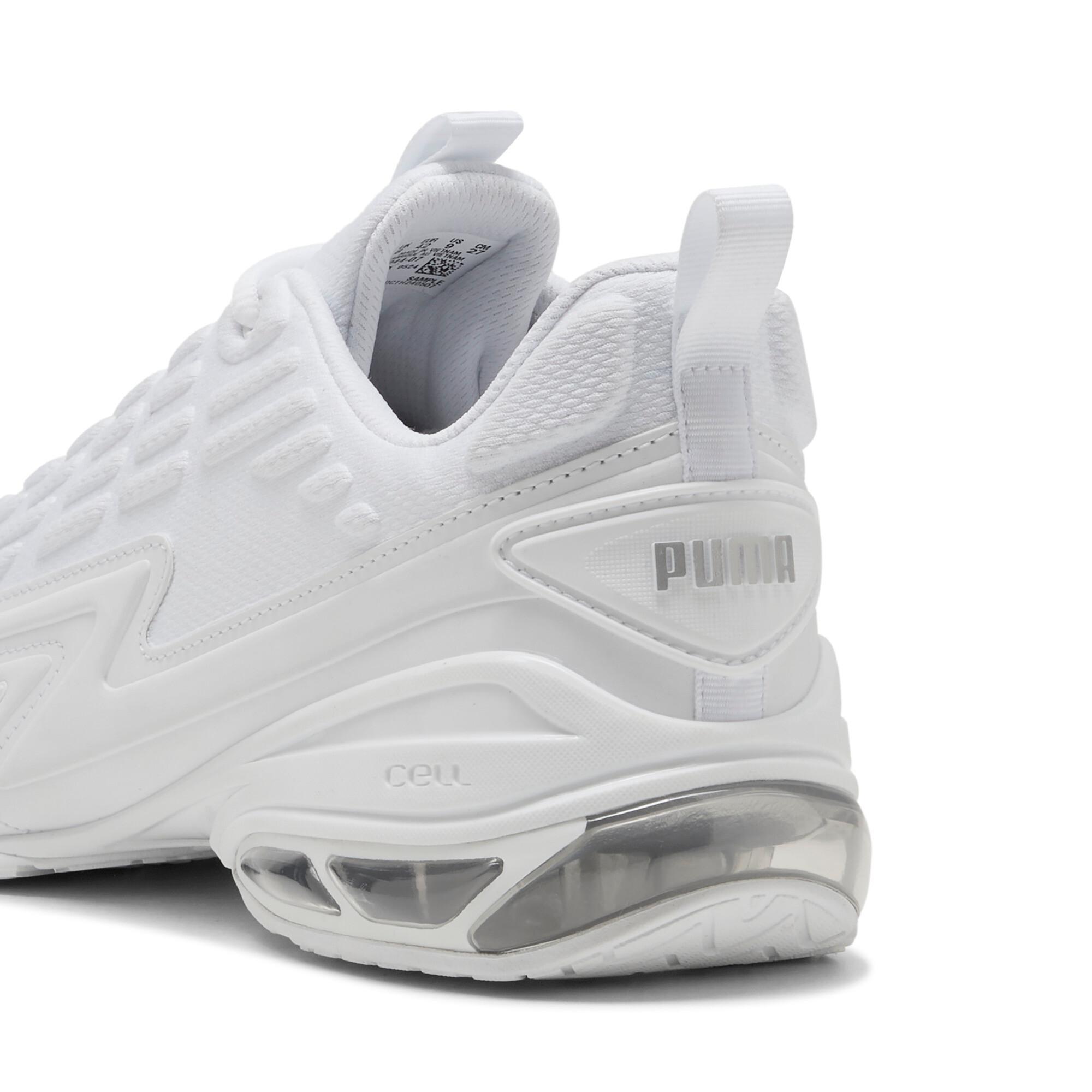 PUMA Meza Sneakers Women in White/Silver Product Image