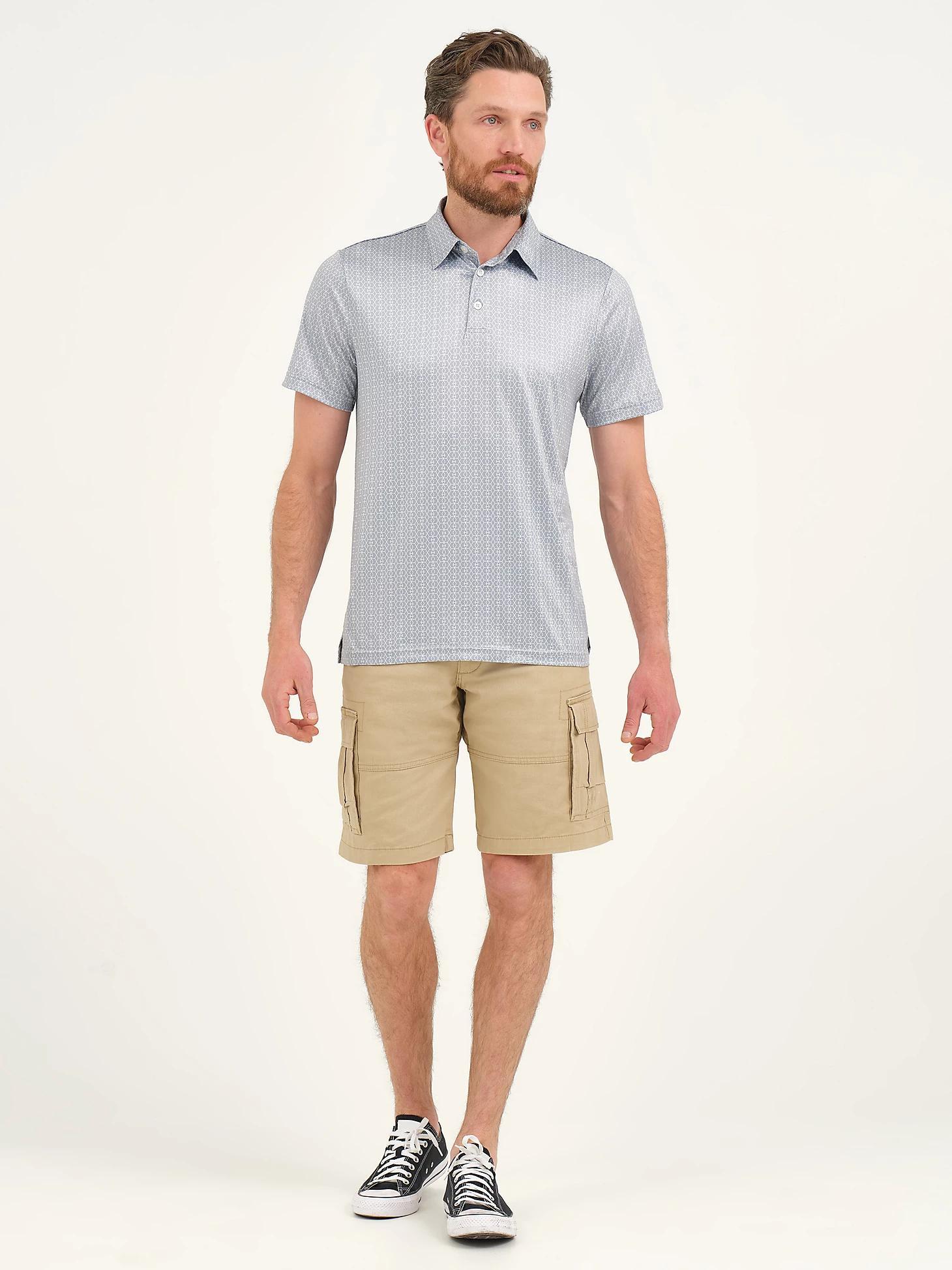 Men's Hex Geometric Performance Polo Shirt | Men's Tops & Tees | Lee® Product Image