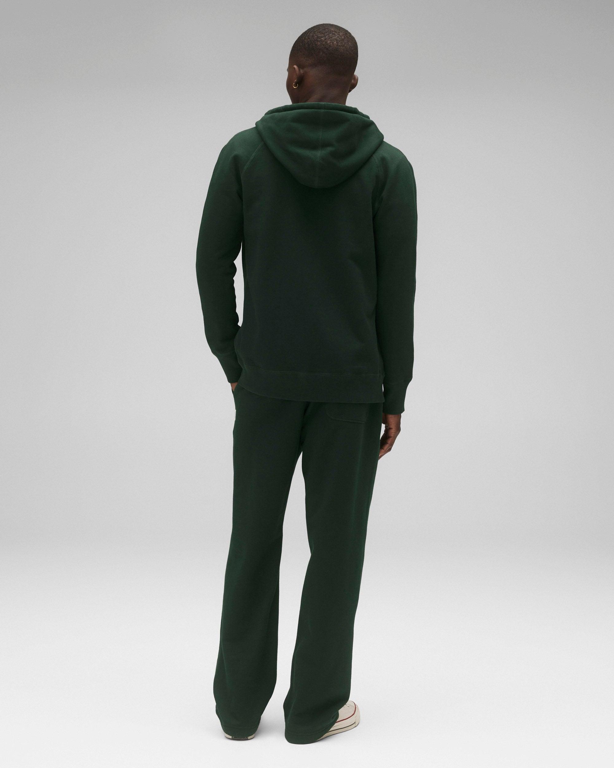 Midweight Terry Slim Zip Hoodie Male Product Image