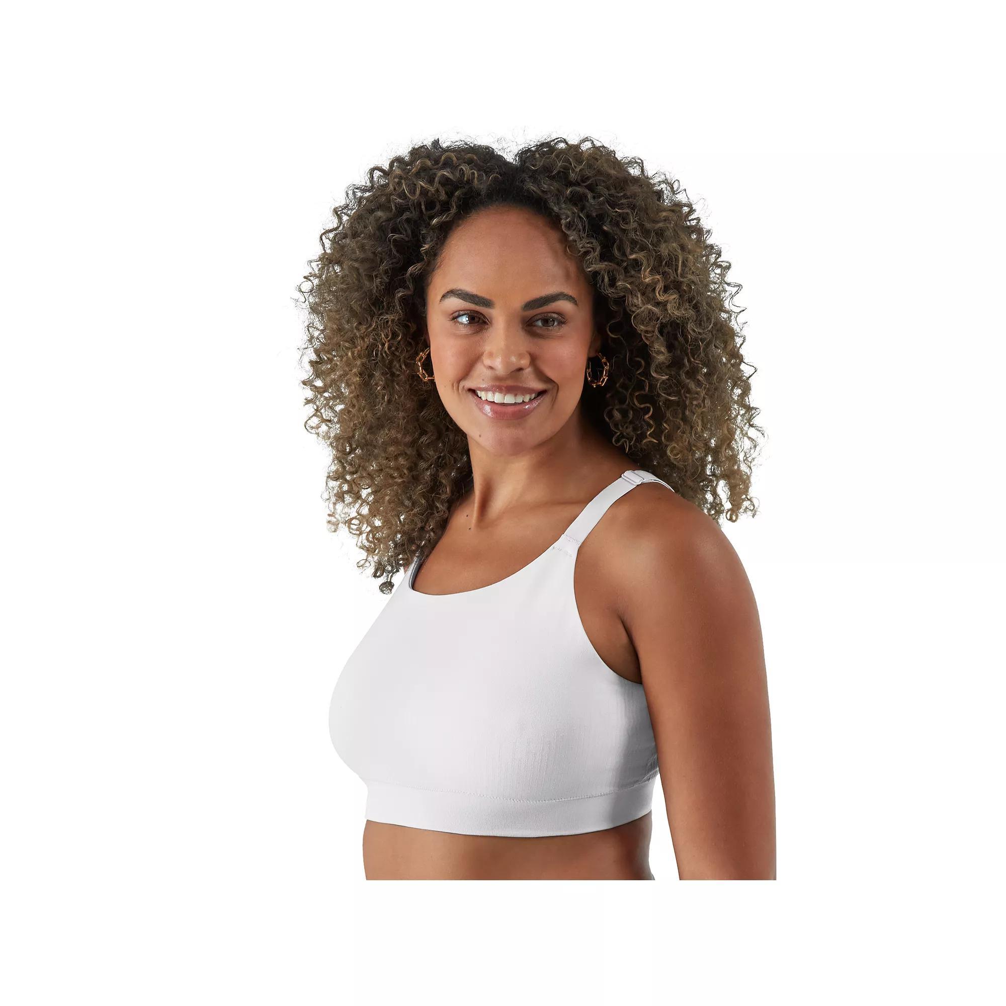 Bali Comfort Revolution Modern Seamless Bralette DFMSBR, Women's, Size: XXXL, White Product Image