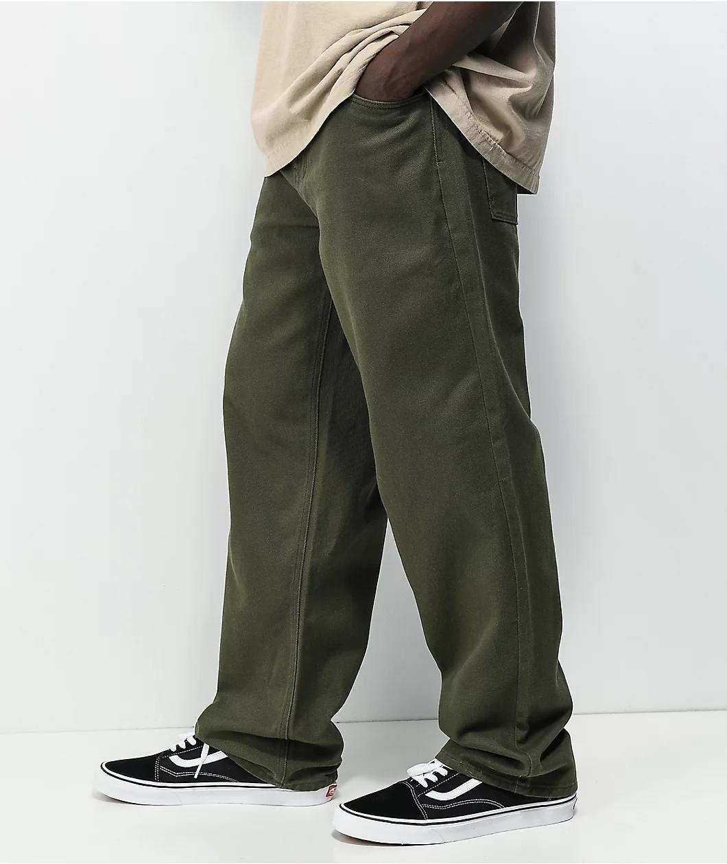 Empyre Loose Fit Grape Leaf Denim Skate Jeans Product Image