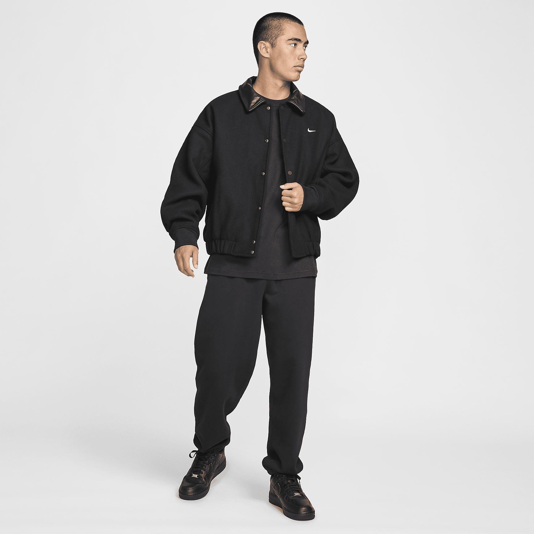 Nike Solo Swoosh Men's Wool Varsity Jacket Product Image